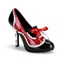 Queen-03 zwart/rood/wit- fantasy, alice Queen-03 zwart/rood/wit- fantasy, alice